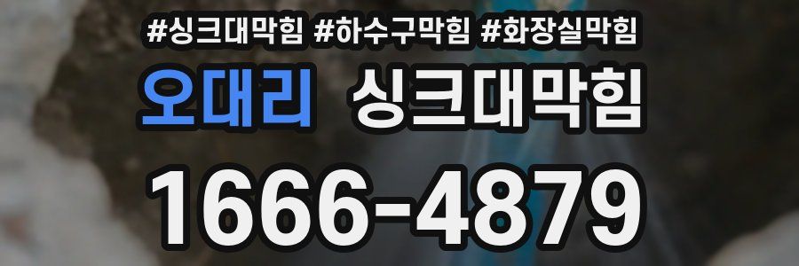 싱크대막힘