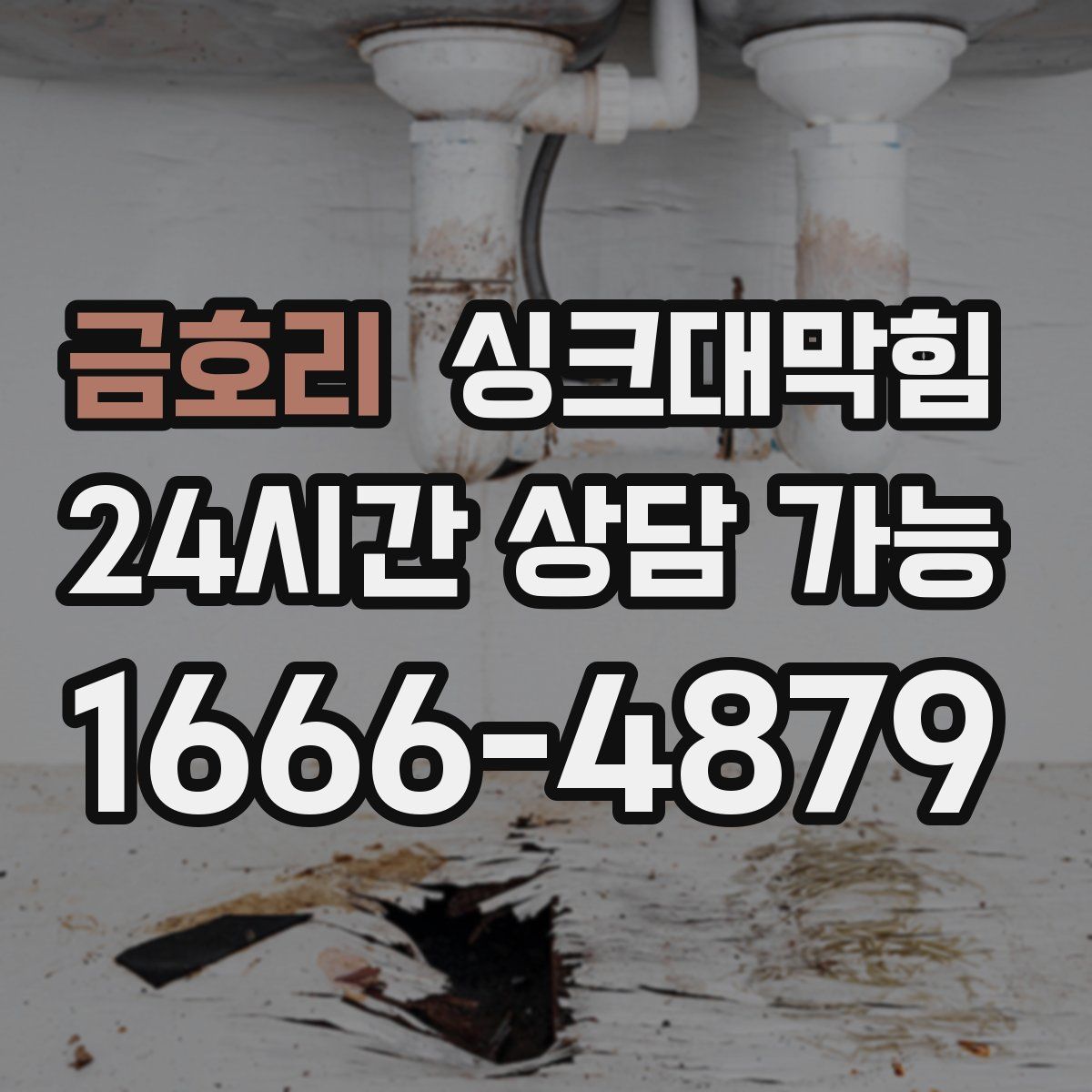 금호리 싱크대막힘