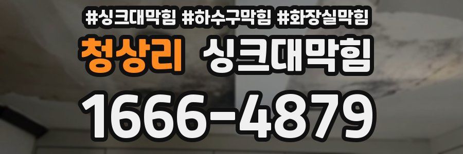 싱크대막힘