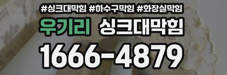 싱크대막힘