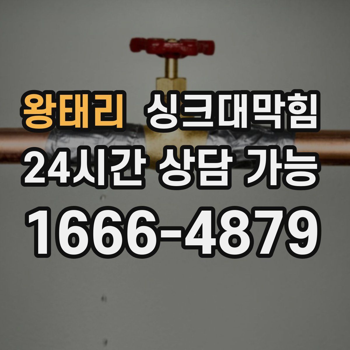왕태리 싱크대막힘