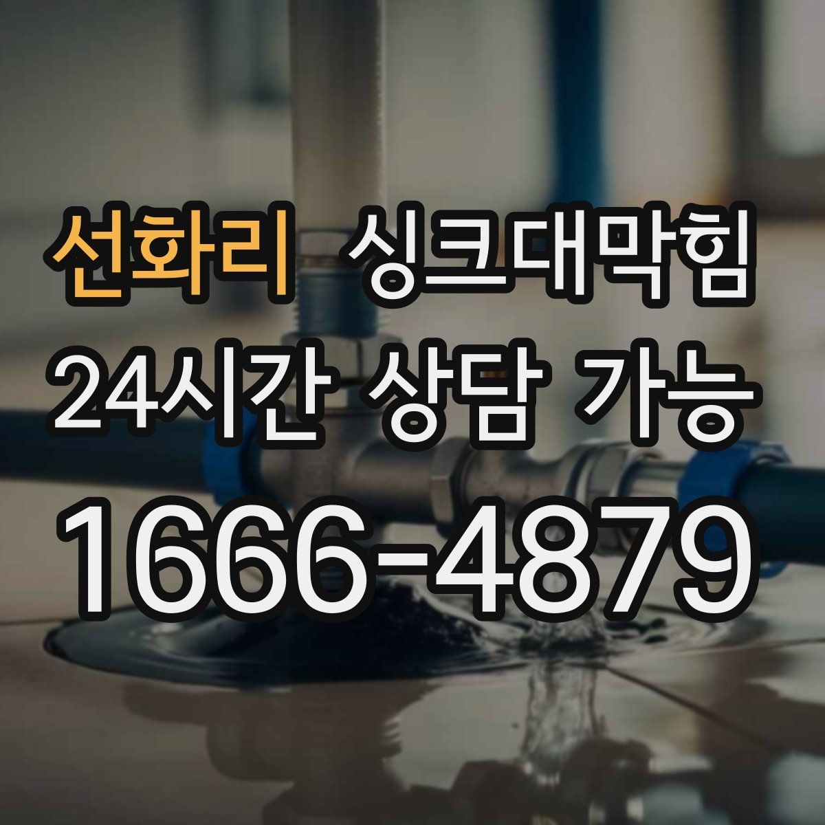 선화리 싱크대막힘