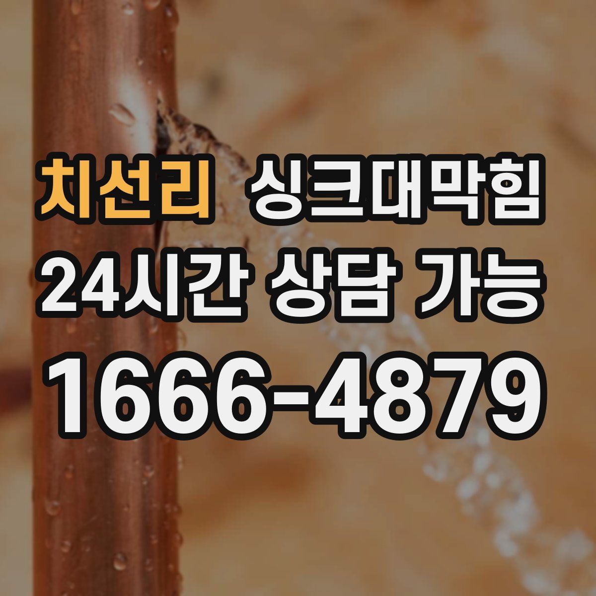 치선리 싱크대막힘