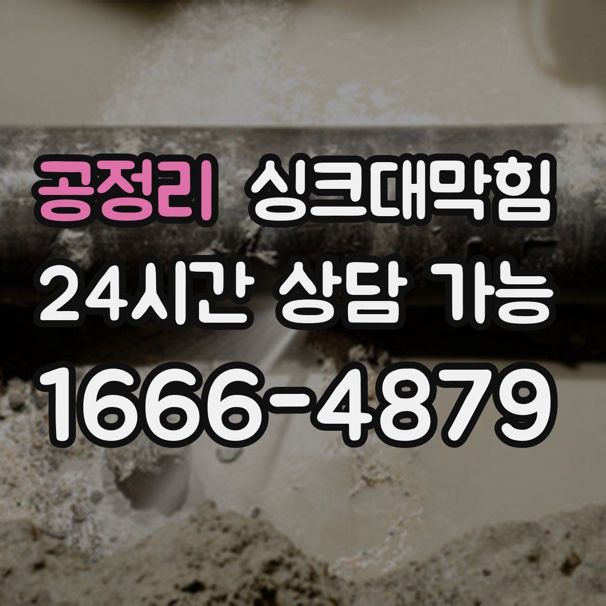 공정리 싱크대막힘