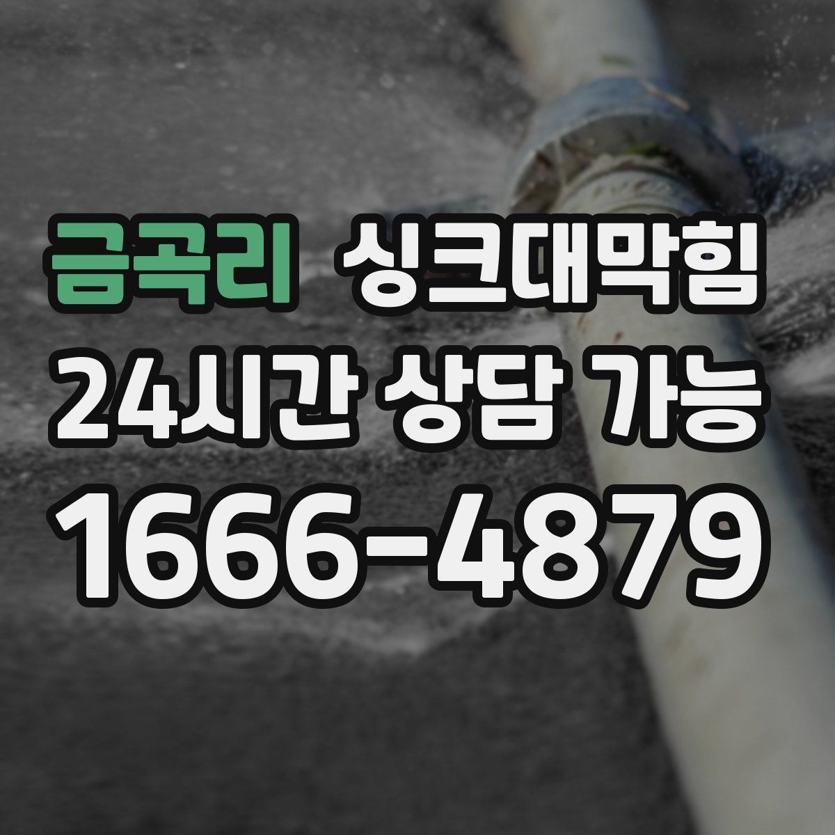 금곡리 싱크대막힘