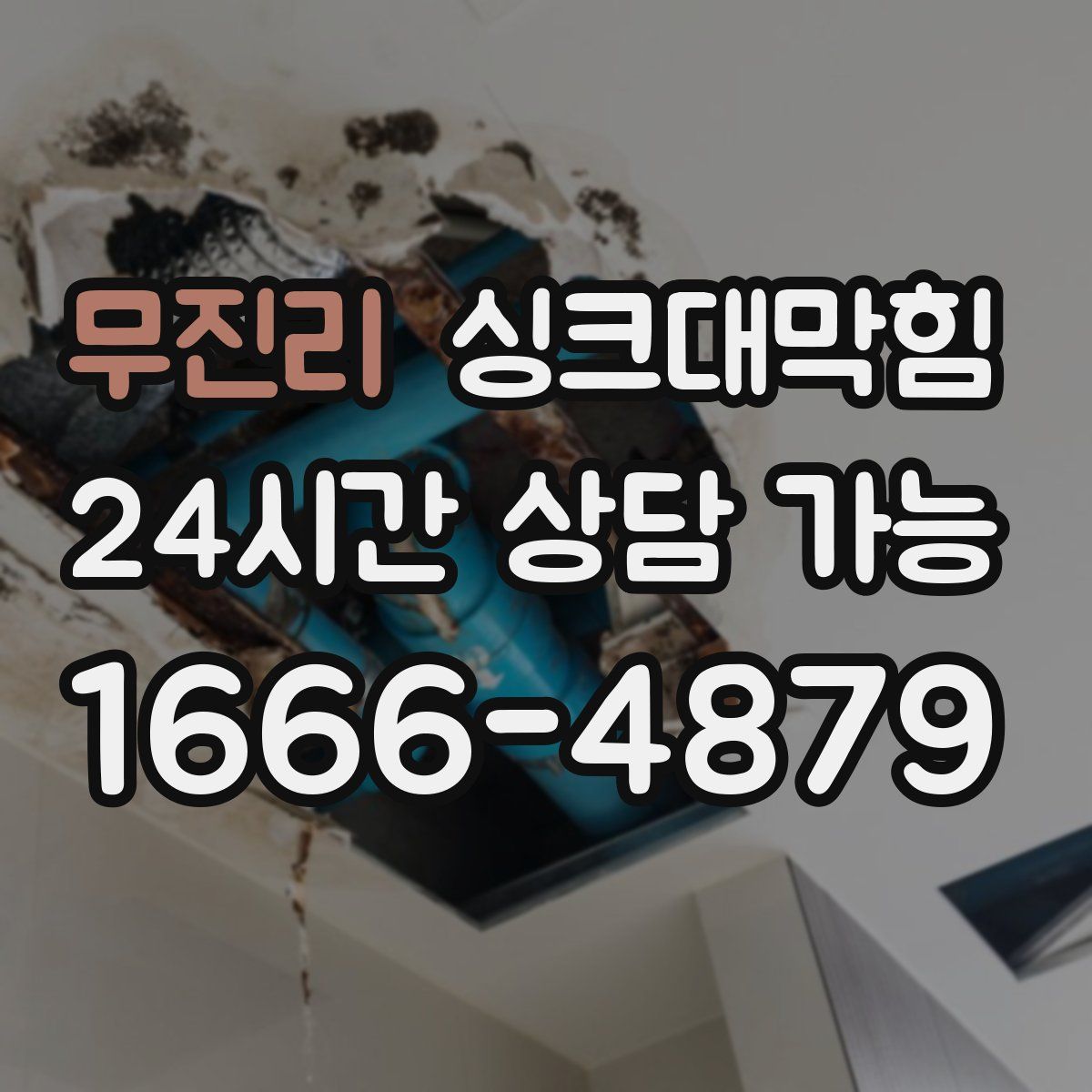 무진리 싱크대막힘