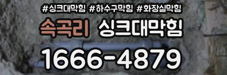 싱크대막힘