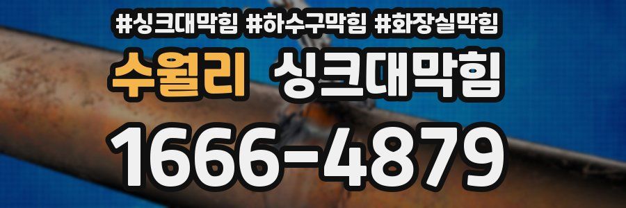 싱크대막힘