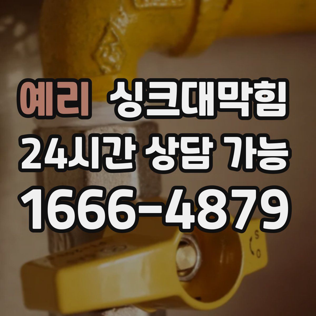 예리 싱크대막힘