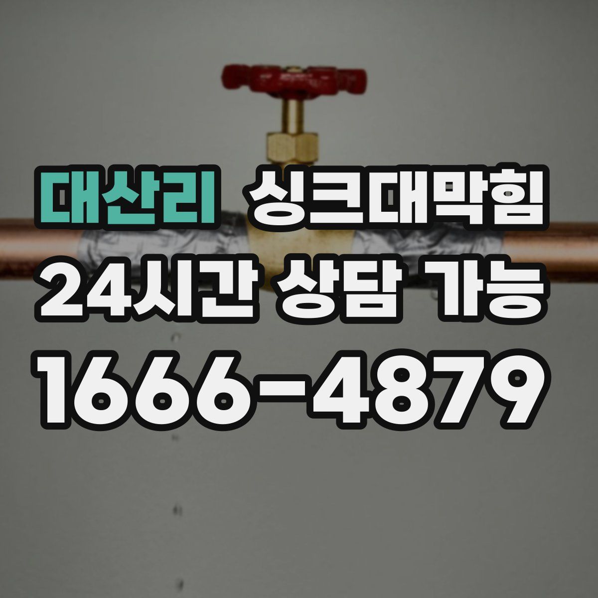 대산리 싱크대막힘