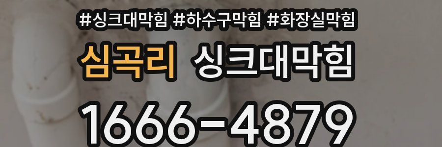 싱크대막힘