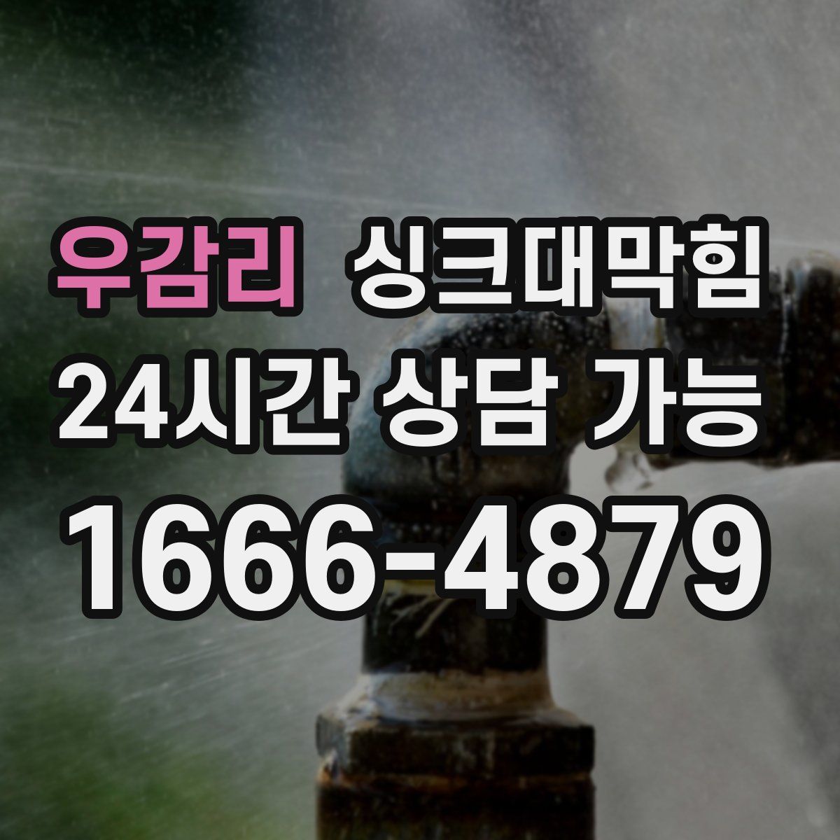 우감리 싱크대막힘