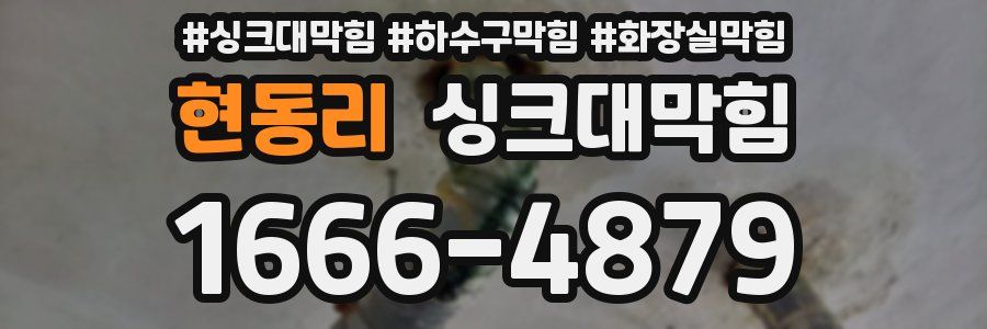 싱크대막힘