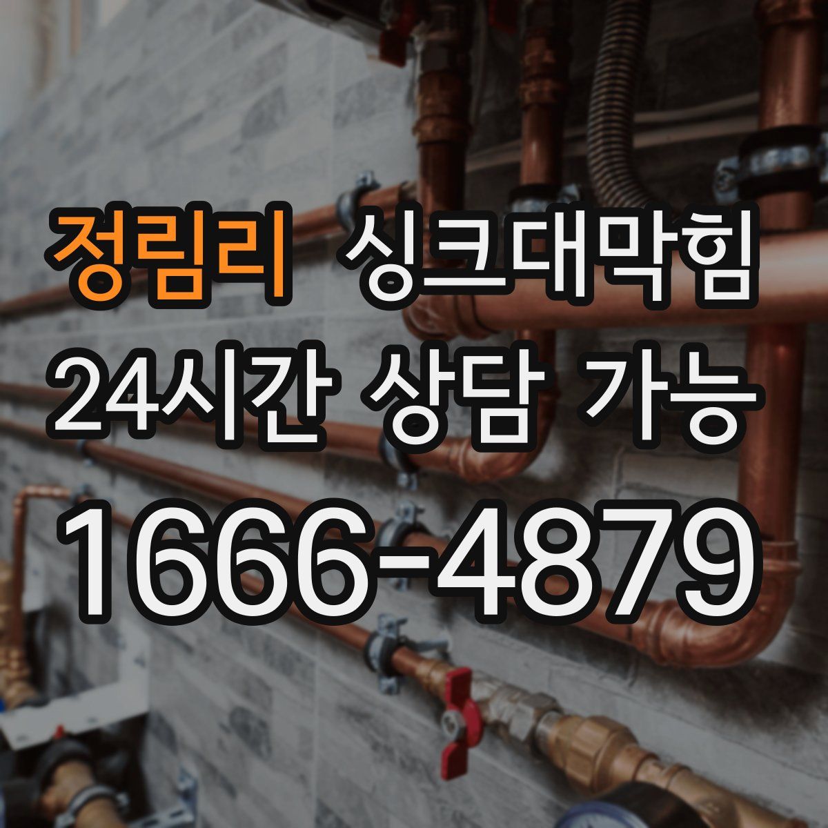 정림리 싱크대막힘