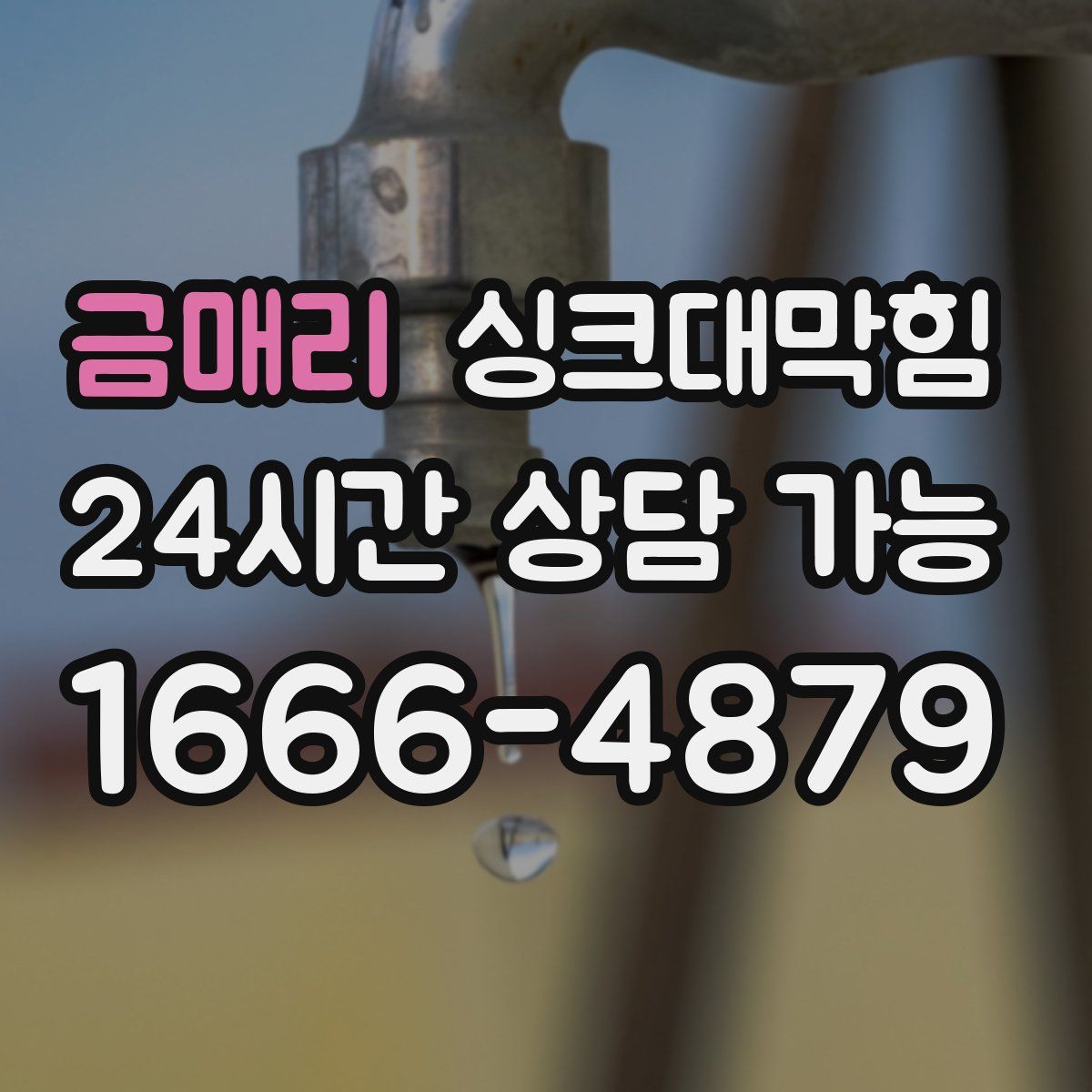 금매리 싱크대막힘