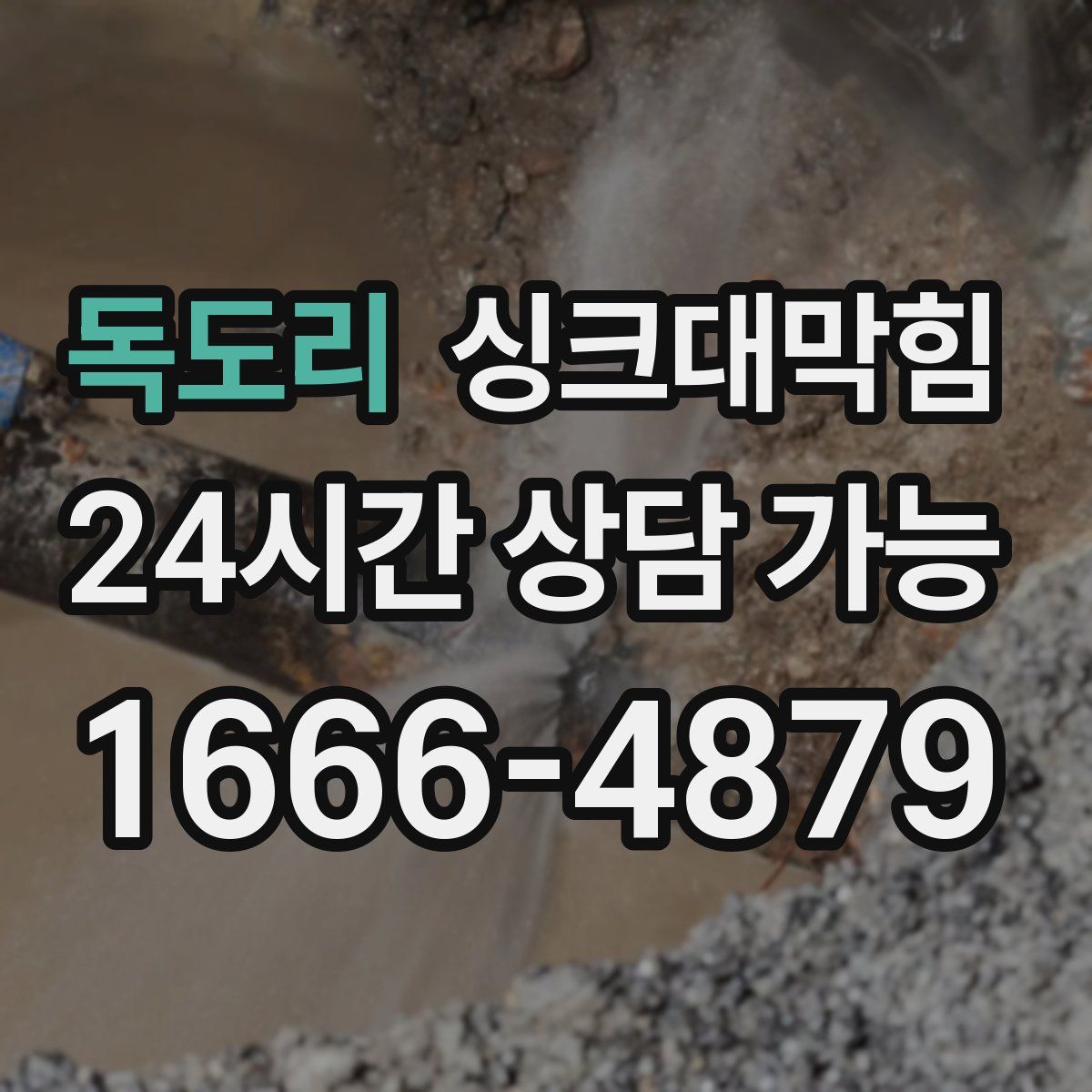 독도리 싱크대막힘