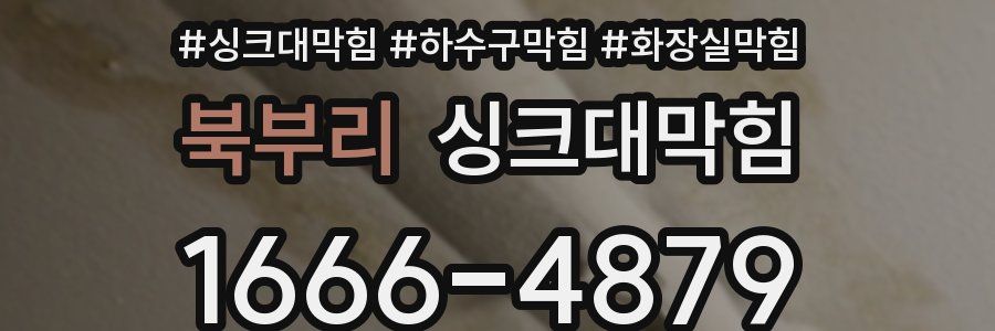 싱크대막힘