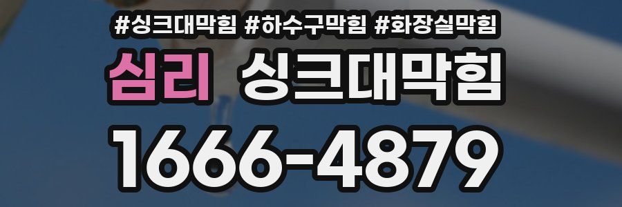 싱크대막힘