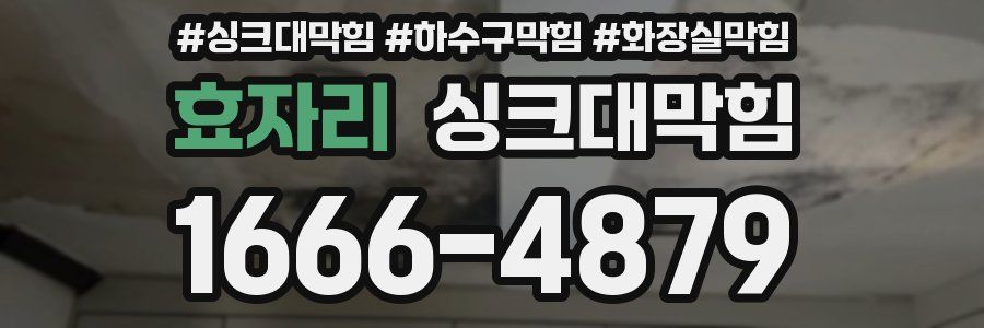 싱크대막힘