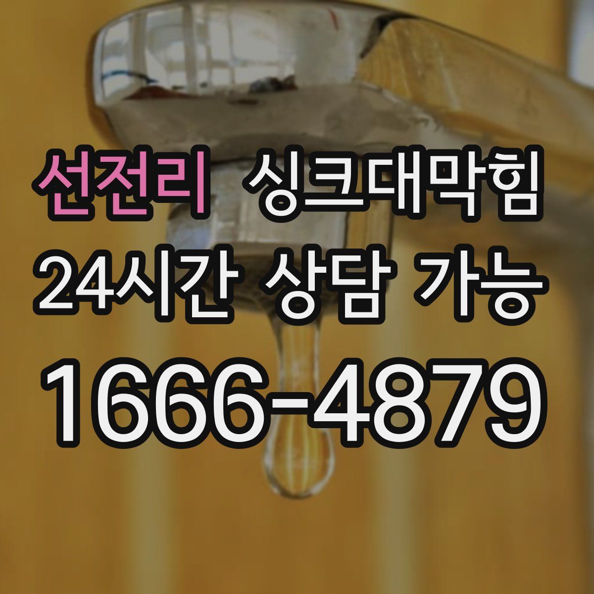 선전리 싱크대막힘