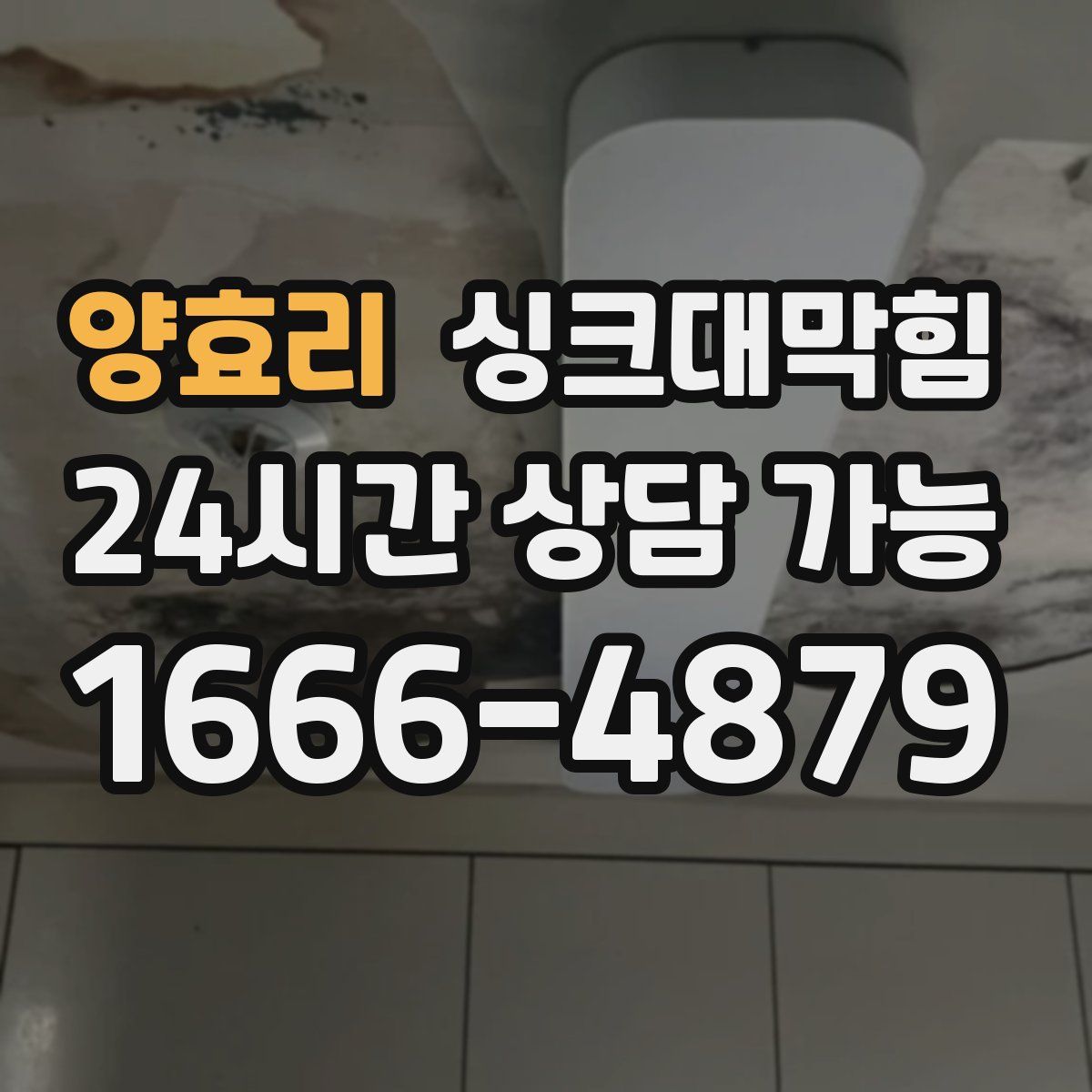 양효리 싱크대막힘