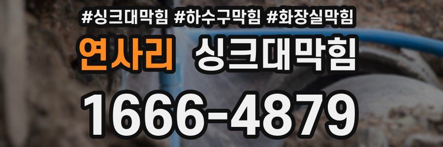 싱크대막힘