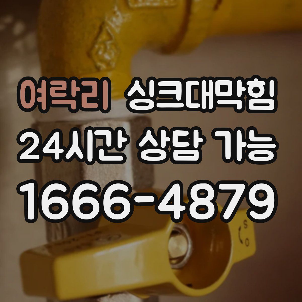 여락리 싱크대막힘