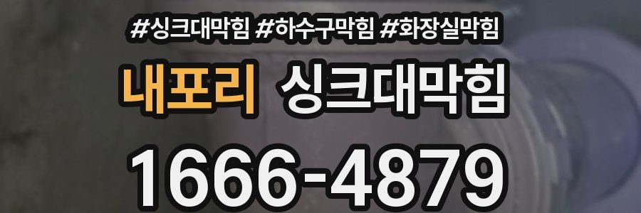 싱크대막힘