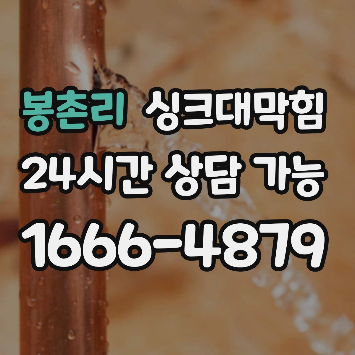 봉촌리 싱크대막힘