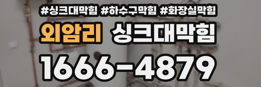 싱크대막힘
