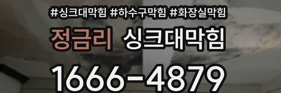 싱크대막힘