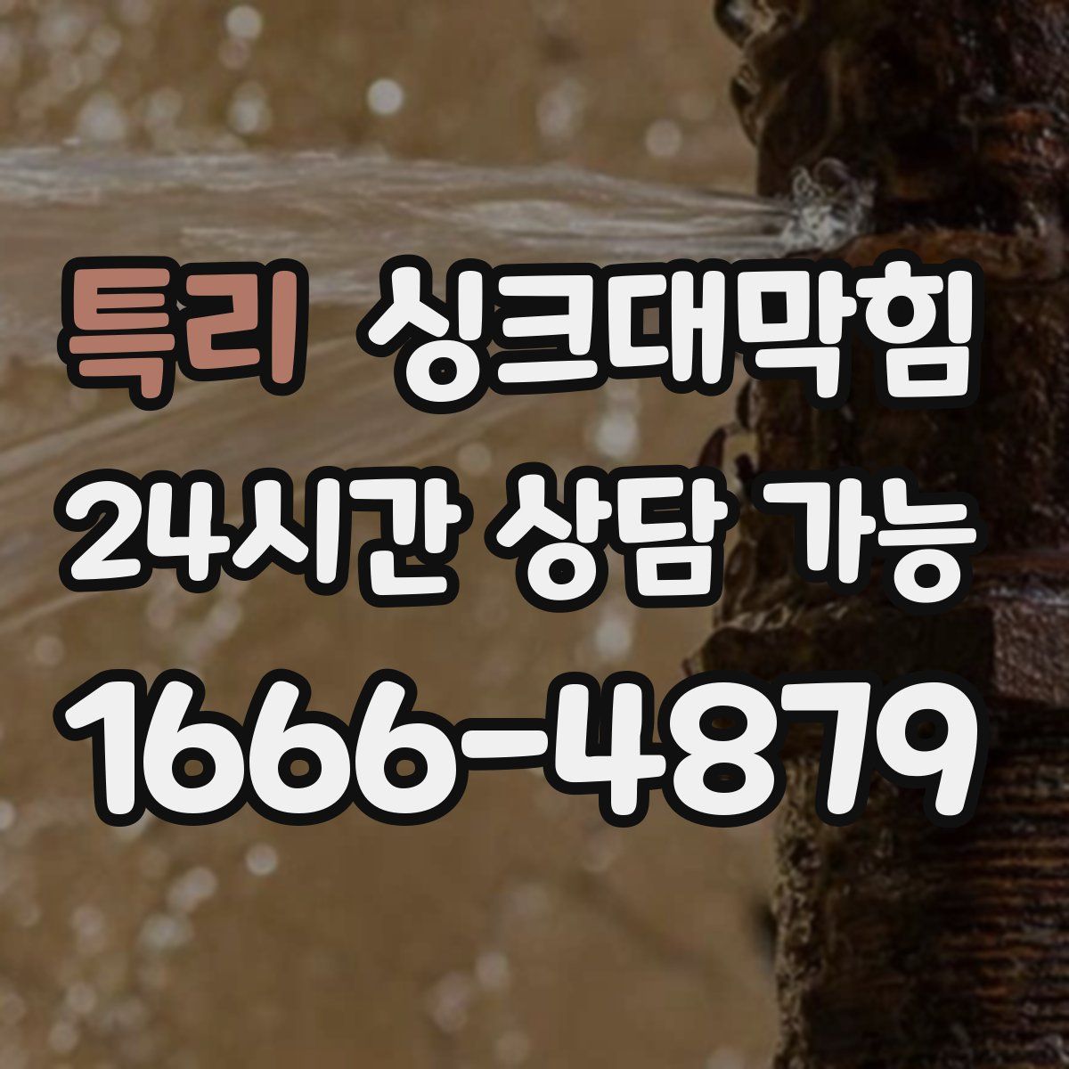 특리 싱크대막힘