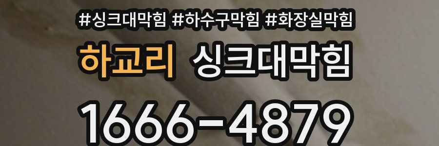 싱크대막힘