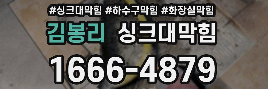 싱크대막힘