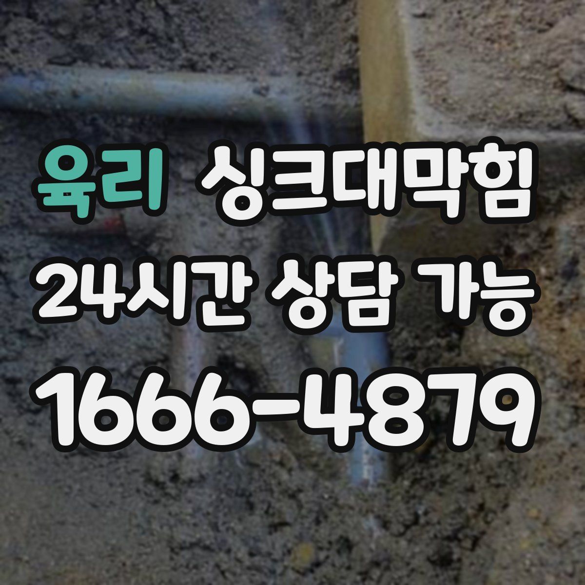 육리 싱크대막힘