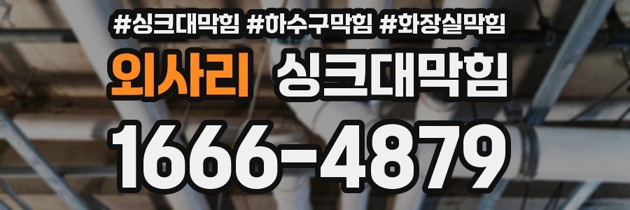 싱크대막힘