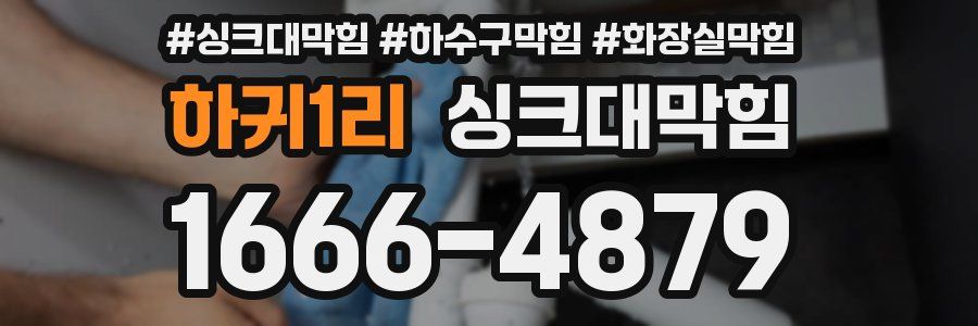 싱크대막힘