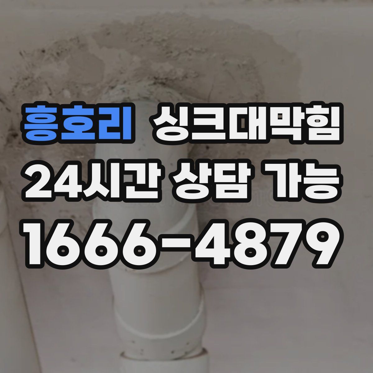 흥호리 싱크대막힘