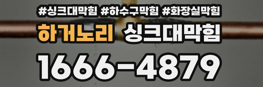 싱크대막힘