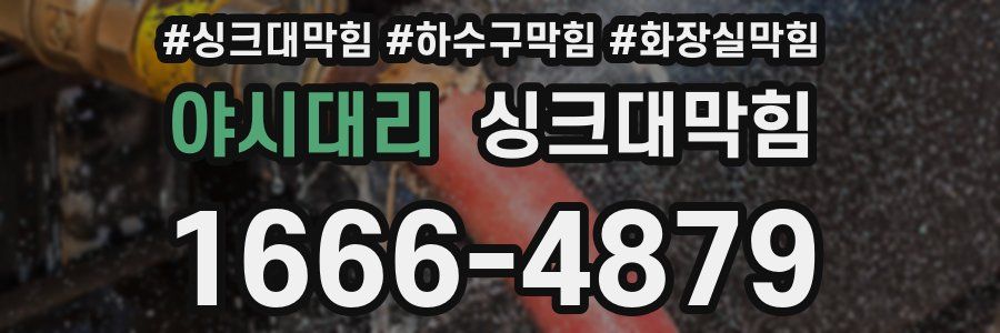 싱크대막힘