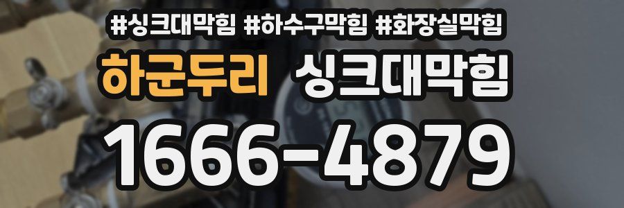 싱크대막힘
