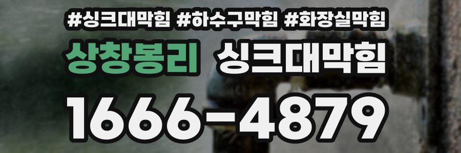 싱크대막힘
