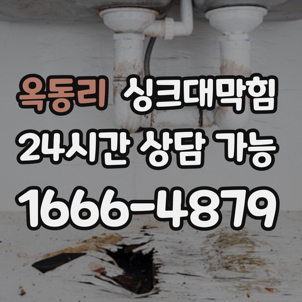 옥동리 싱크대막힘