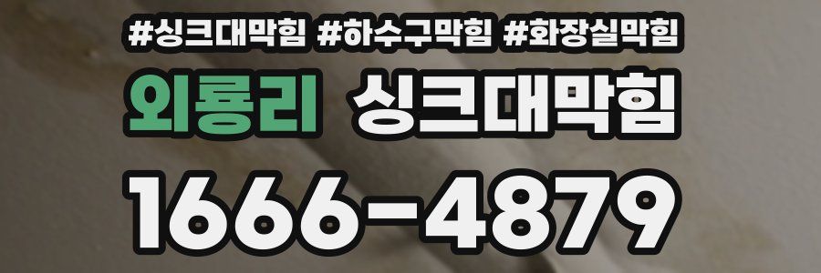 싱크대막힘