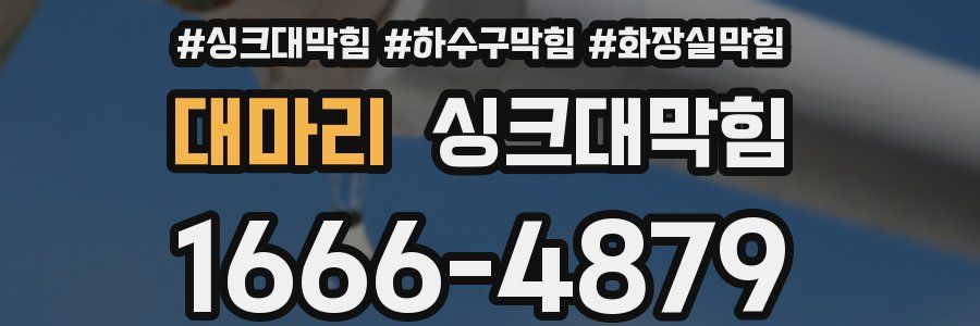 싱크대막힘