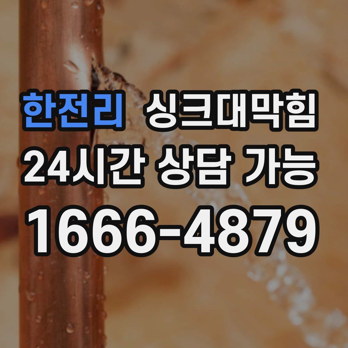 한전리 싱크대막힘