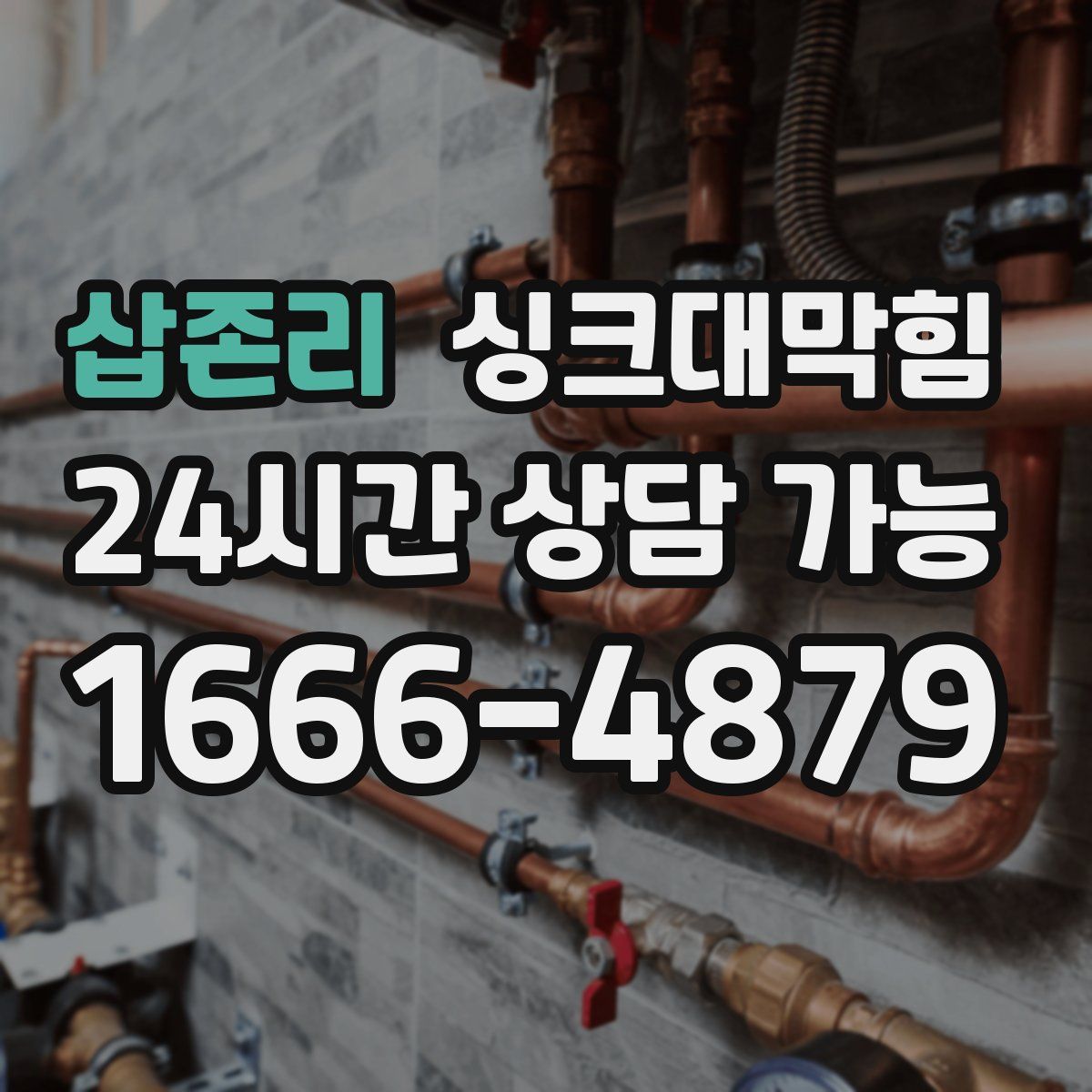 삽존리 싱크대막힘