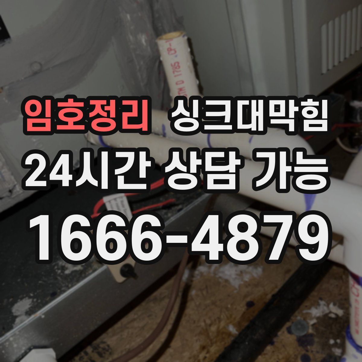 임호정리 싱크대막힘