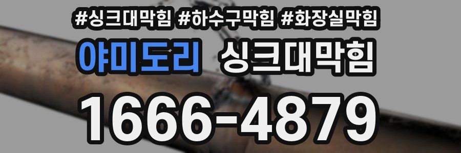 싱크대막힘