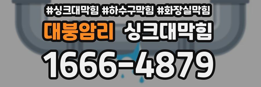 싱크대막힘